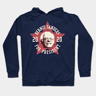 Bernie Sanders For President 2020 Red Star Hoodie